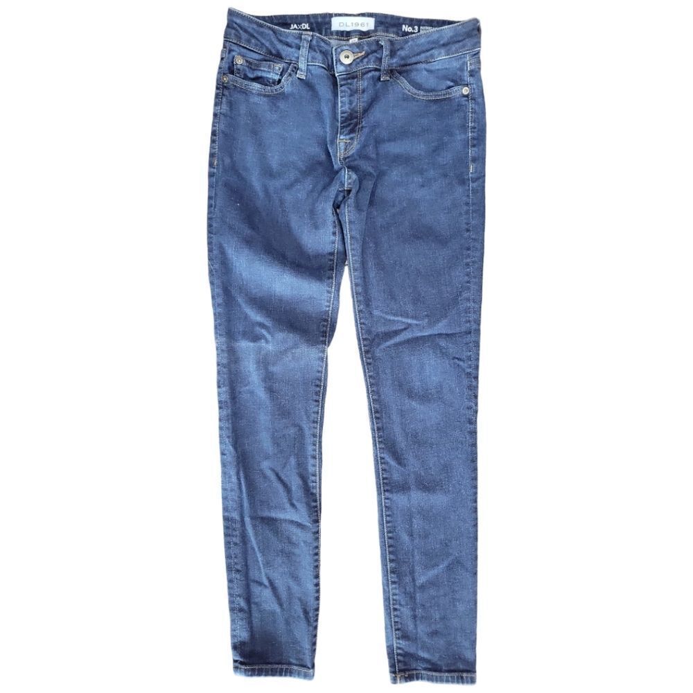 JAxDL DL1961 NO.3 Instasculpt Skinny Shattered Jeans Size 27 - Picture 2 of 10